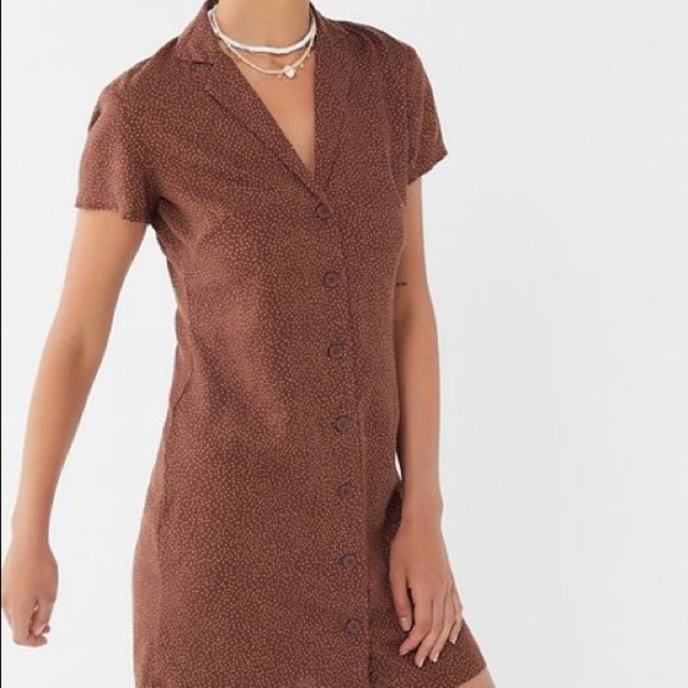 Urban Outfitters Malou Button Down Dress